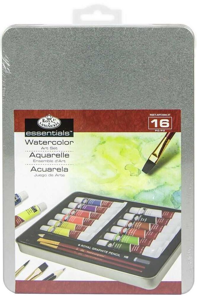 Watercolor Paint Tin Set 16pcs