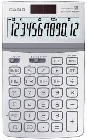 Compact Desk Calculator Jw-200tw White
