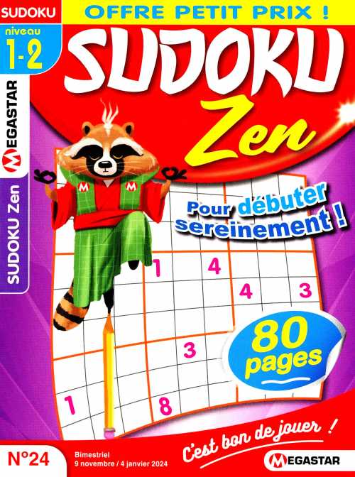 Mg Sudoku Zen Niveau 1-2 N24