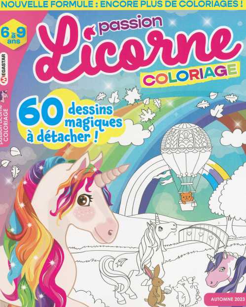 Mg Passion Licorne Coloriage N20