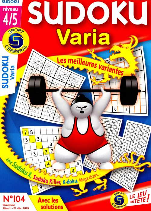 Sudoku Varia Niveau 4/5 N104