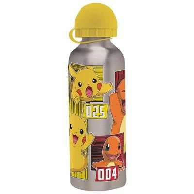 Pokemon Water Bottle Aluminum 500ml Pikachu Charmander