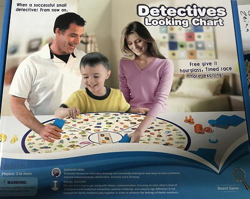 Detective Looking Chart