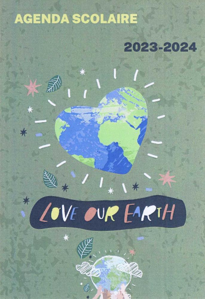 Agenda Scolaire 2023-2024 / Love Our Earth