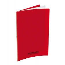 Cahier Pique Polypro A4 21x29.7 96p 90g Seyes Red