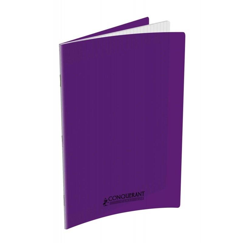 Cahier Pique Polypro A4 21x29.7 96p 90g Seyes Purple