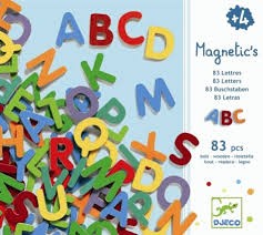 Wooden Magnetic 83 Small Letters