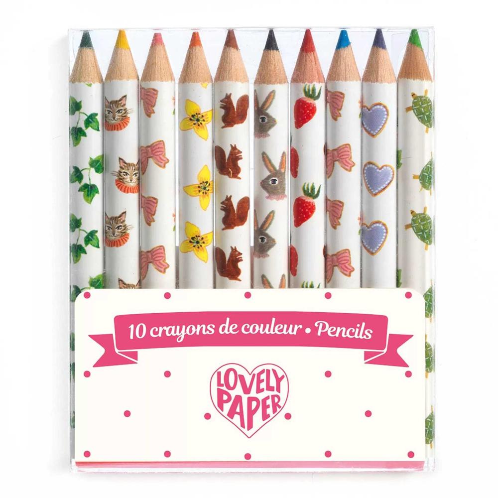 Crayon Boite 10 Mini Crayons DE Couleur