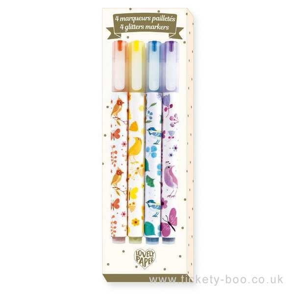 Marqueur- - 4 Glitters Markers
