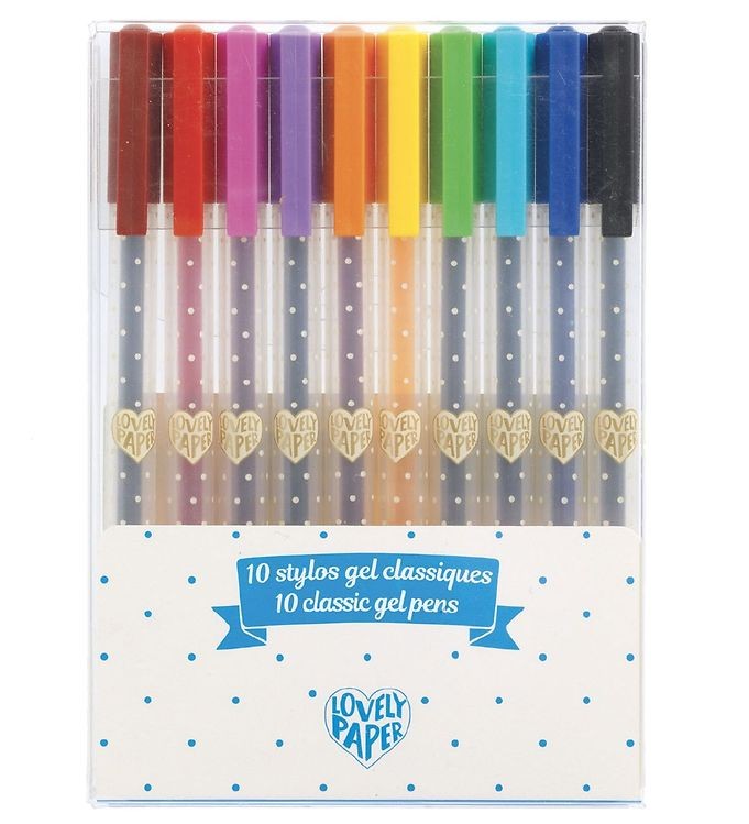 Ballpoint Pen 10 Colors Gel Classiques