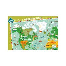 Observation Puzzle - Around The World 200 Pcs + Leaflet