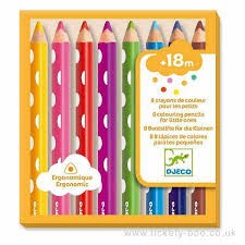 8 Colouring Pencils For Young Children