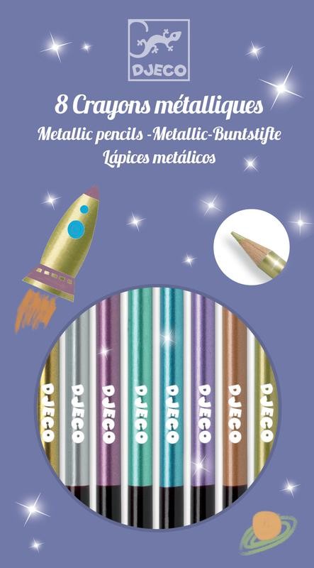 The Colours - 8 Matellic Pencils