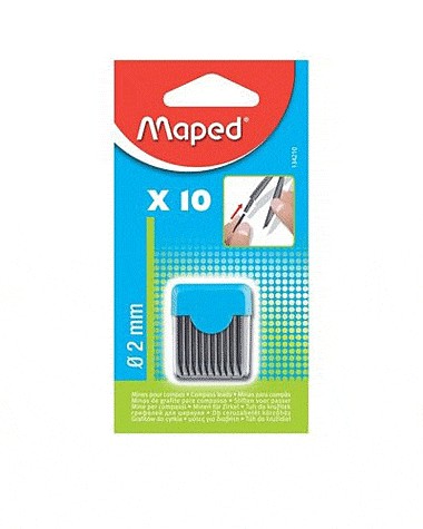 Maped Compass Leads 2mm 10 Pcs/pack