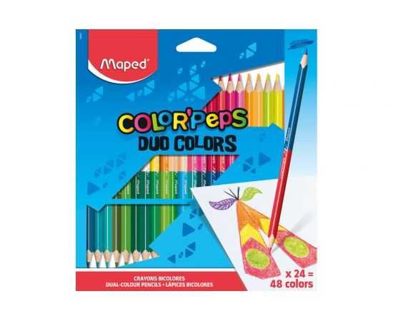Color Peps Pencils Duox24=48colors