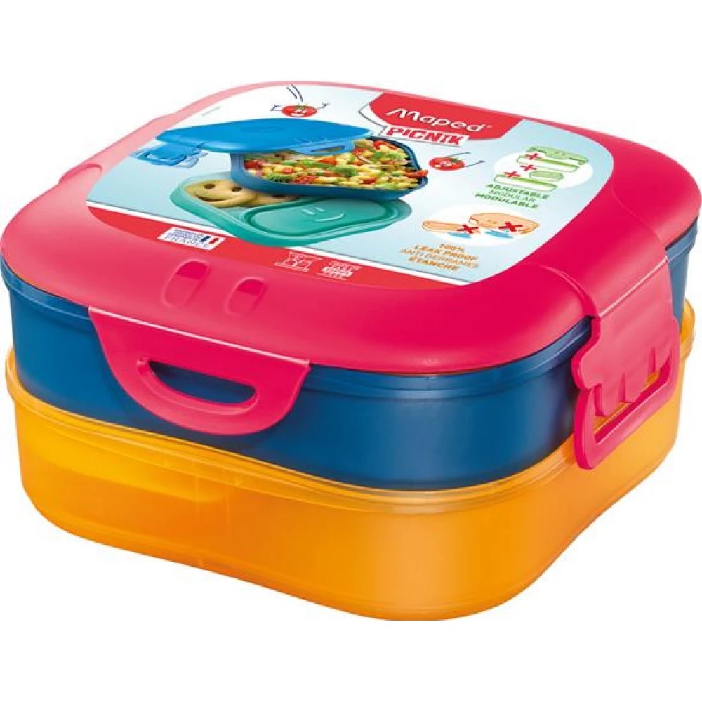 Maped Picnick Concept Kids Figurative Lunch Box 3-in-1 Pink
