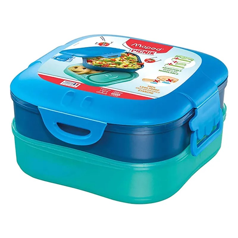 Maped Picnick Concept Kids Figurative Lunch Box 3-in-1 Blue