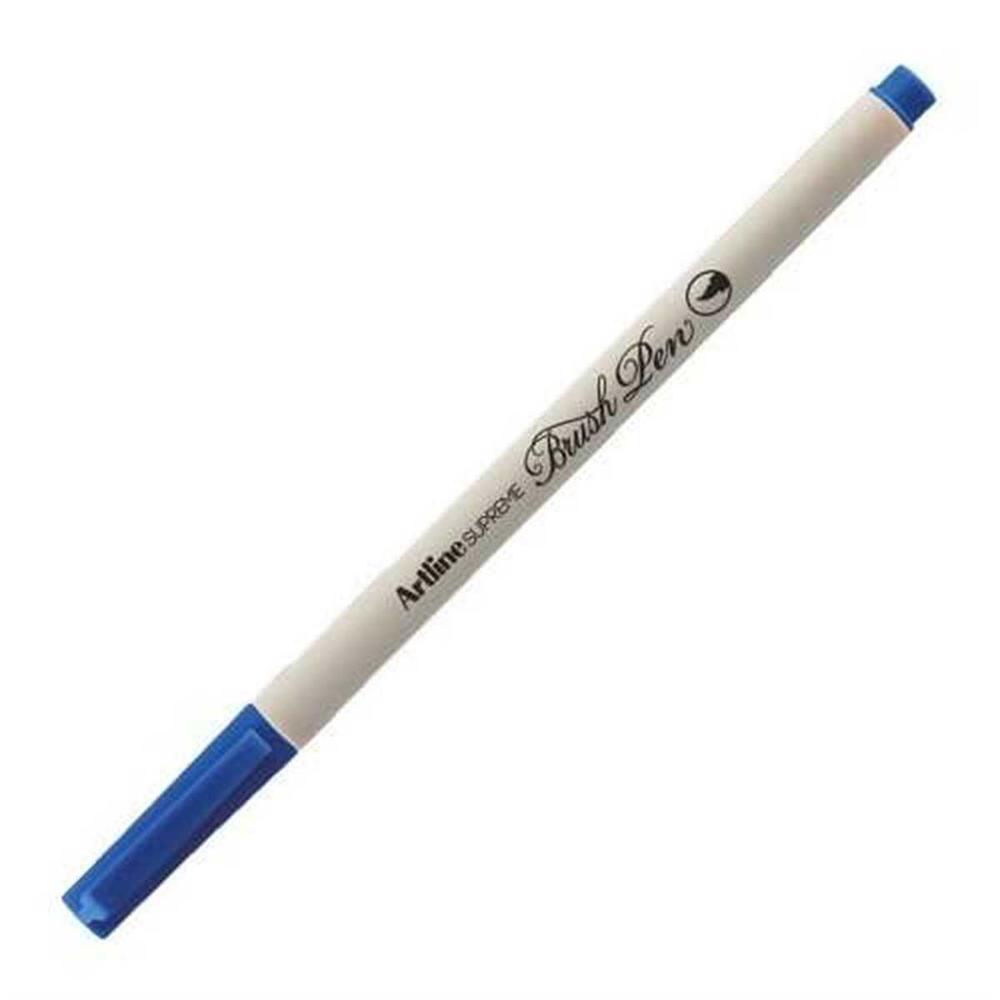 Artline Supreme Brush Pen Blue Color