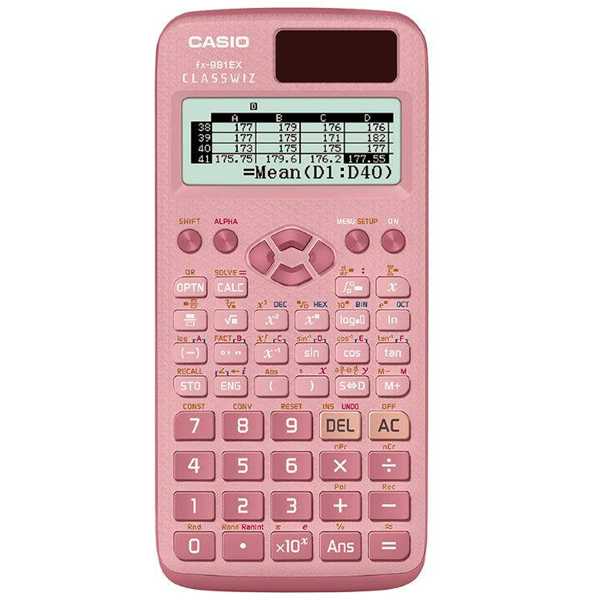 Scientific Calculator Class Wiz 552 Functions Fx991ex Pink