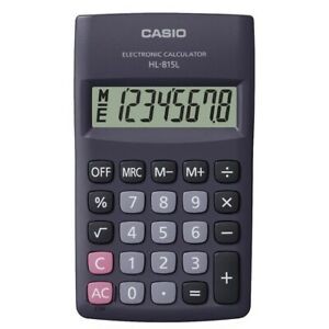 Pocket Calculator Hl-815l Black