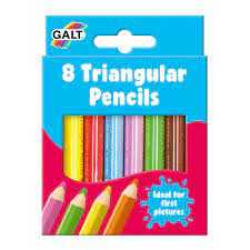 Galt Set Of 8 Triangular Colored Pencils