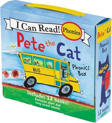 Pete The Cat Phonics Box (includes 12 Mini-books Featuring Short And Long Vowel Sounds)