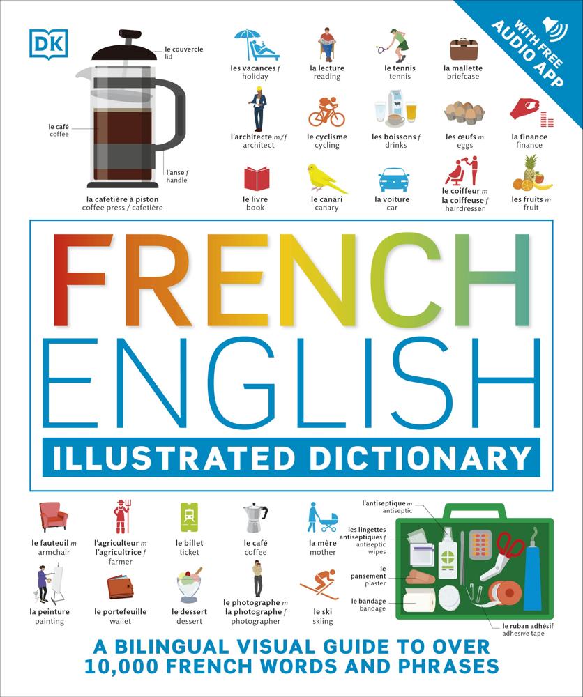French English Illustrated Dictionary (a Bilingual Visual Guide To Over 10,000 French Words And Phrases)