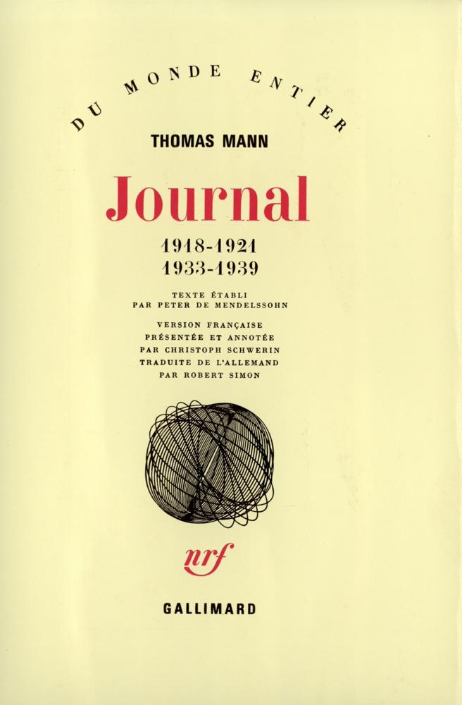 Journal ((1918-1921 - 1933-1939))